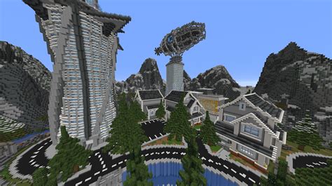 Futuristic City Minecraft Map