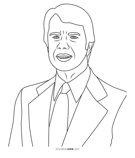 Jimmy Carter Coloring Page - Coloring Home