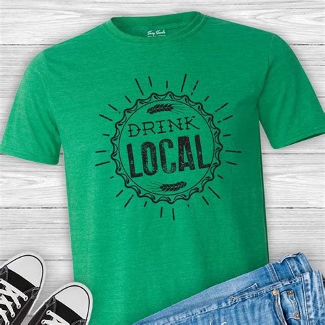 Beer Shirt Drink Local Craft beer lover drinking shirt | Etsy