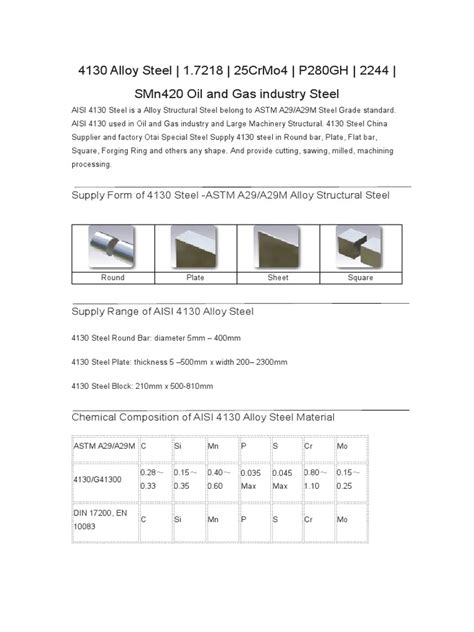 New 4130 Alloy Steel | PDF | Steel | Procedural Knowledge