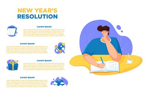 New Year Resolution Concept Illustration 1879922 Vector Art at Vecteezy