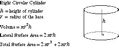 Mathwords: Right Circular Cylinder