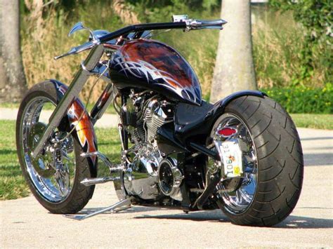 Big wheel chopper | Custom motorcycle builders, Chopper motorcycle ...