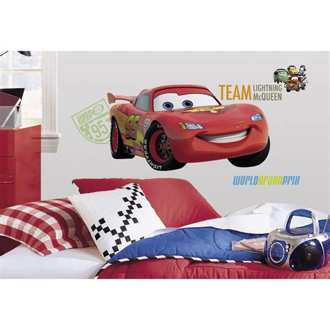 Cars Lightning McQueen Wall Decal – Fun Rooms For Kids