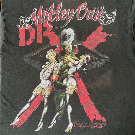 Vintage T Shirt 1989 Motley Crue Dr. Feelgood Tour - Gem