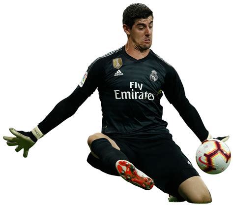 Thibaut Courtois Real Madrid football render - FootyRenders