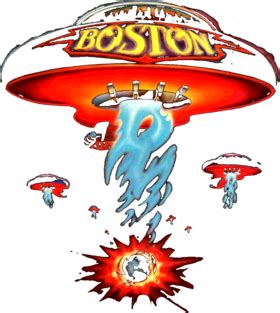 Boston Rock Band Logo T Shirt