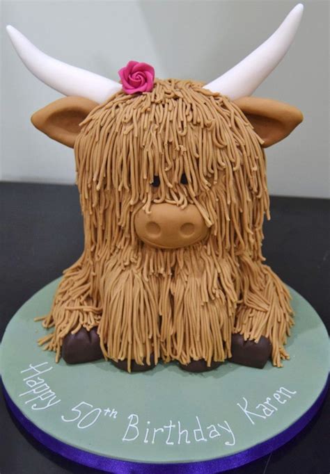 Chocolate Cake Ideas For Boyfriend Birthday : Highland Cow Cake – Truly Scrumptious | yositamusni