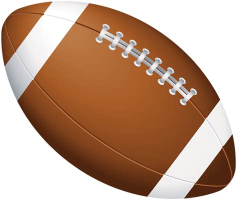 American Football Ball PNG Clip Art Image | Gallery Yopriceville - High-Quality Free Images and ...