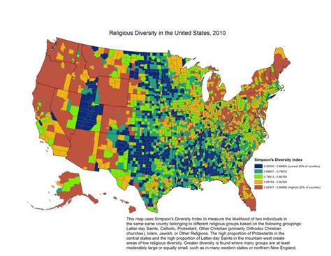 Religion in America’s states and counties, in 6 maps - The Washington Post