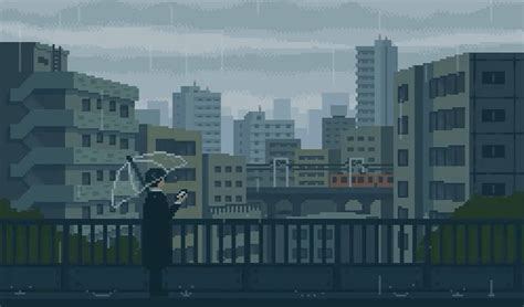 Pin by Adriano Moura on imagens de anime part 3 | Pixel city, Pixel animation, Cool pixel art