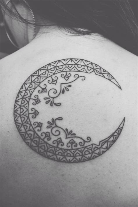 First tattoo: Polynesian moon #tattoo #backtattoo #polynesian #polynesianmoon #polynesiantattoo ...