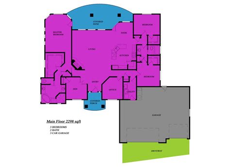 Main Floor Plan | Utility covers, House plans, Floor plans