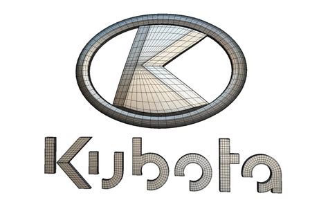 kubota logo 3D Models in Parts of auto 3DExport