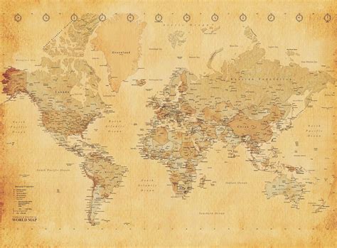 Vintage World Map 4k Wallpapers - Wallpaper Cave