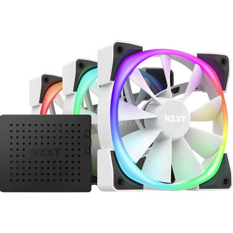 NZXT Aer RGB 2 120mm fans with RGB & Fan Controller, 3 Pack - Walmart.com