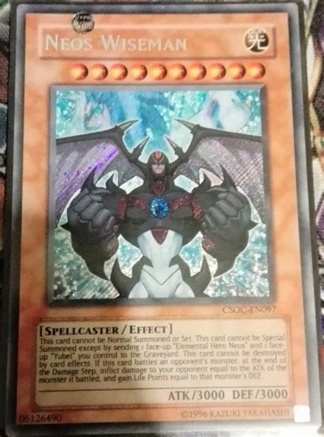 Yugioh Neos Wiseman Csoc-en097 Secret Rare - $ 129.00 en Mercado Libre