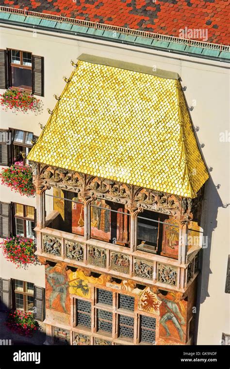 innsbruck golden roof - innsbruck golden roof 07 Stock Photo - Alamy