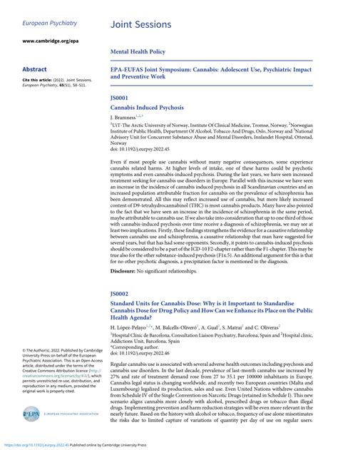 (PDF) Cannabis Induced Psychosis