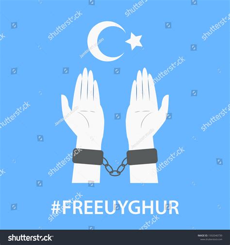 Hand Chained Symbol Discrimination Experienced By Stock Vector (Royalty Free) 1592040739 ...