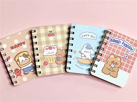 Mini Kawaii Notebooks | Cute Stationery – Coral & Ink