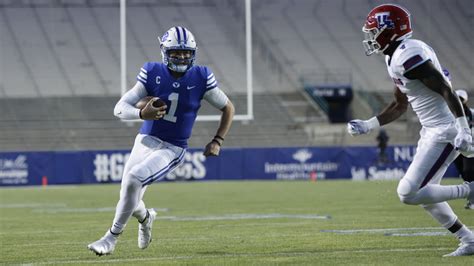 BYU QB Zach Wilson Named Walter Camp National Offensive Player Of The Week