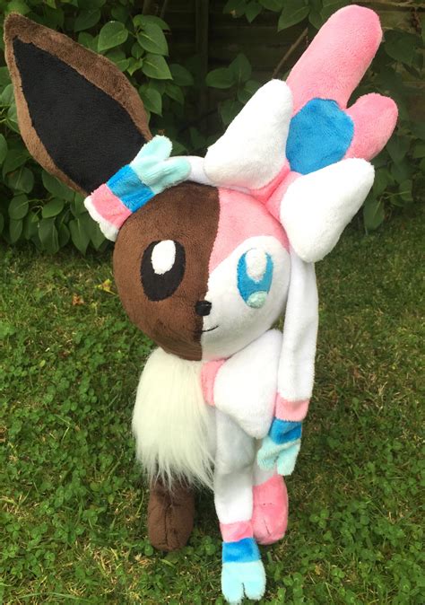 Eevee / Sylveon Fusion Plush FOR SALE by LovingMissMuse on DeviantArt