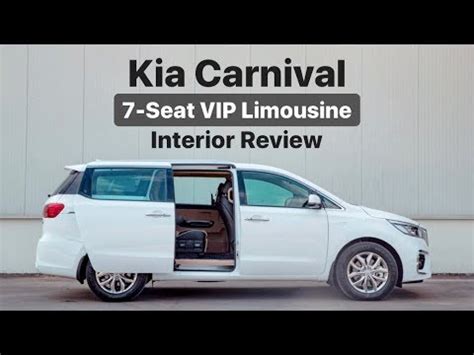 2020 Kia Carnival 7-Seat VIP Limousine - Interior Review (Hindi + English) - YouTube