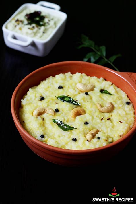 Ven Pongal Recipe (Rice Lentil Dish) - Swasthi's Recipes