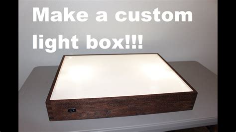 How to build a light box! - YouTube | Light box photography, Light box diy, Diy light table