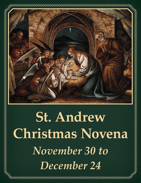 St Andrew Novena Printable