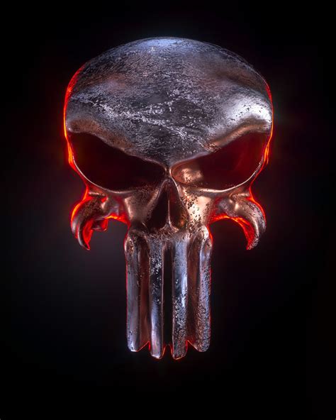 PUNISHER SKULL on Behance | Punisher skull, Skull wallpaper, Punisher