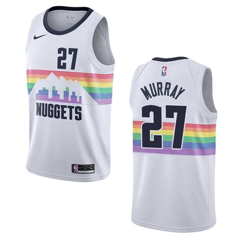 2019-20 Men’s Denver Nuggets #27 Jamal Murray City Swingman Jersey ...