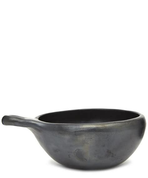 Black Pottery Clay Soup Bowl With Handle | Soup bowls with handles, Soup bowl, Bowl