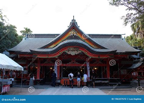 Main Temple of Aoshima Shrine in the Island. Located in Miyazaki ...