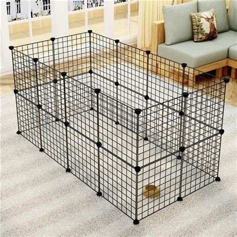 Buy Goodworld Pet Playpen, Small Animal Cage Indoor Portable Metal Wire ...