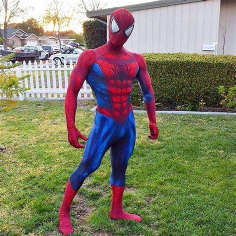 Cosplay De Halloween, El Extraordinario Spiderman 3D, Impresión Digital, Traje Ajustado Que ...