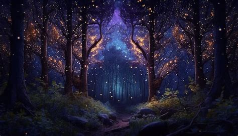 Night Woods Wallpaper