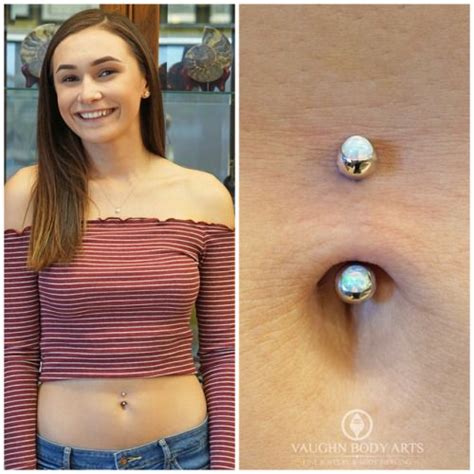 Super cute navel piercing Cody got to do for Madison. She picked out a ...