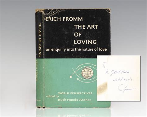 The Art of Loving Erich Fromm First Edition Signed