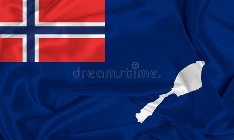 Silk Jan Mayen Flag stock illustration. Illustration of democracy - 168986952