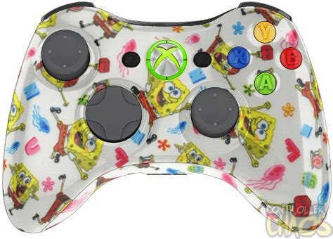 SpongeBob Controller - XBOX 360 - Modded Controllers