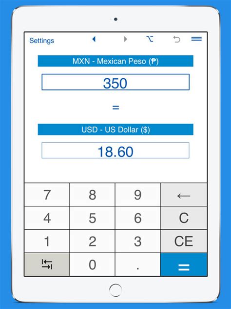 App Shopper: Mexican Pesos to Dollars and USD to MXN converter (Travel)