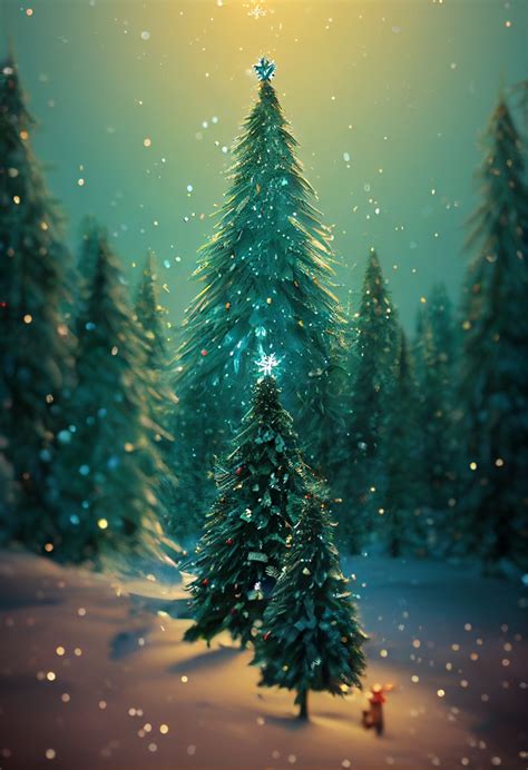 Free Christmas Tree Background