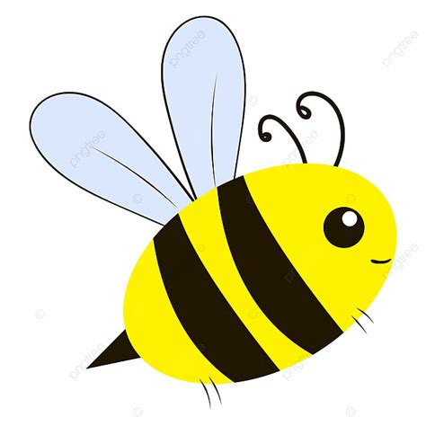 Bee Illustration Clipart Vector, Cute Bee Illustration Vector On White Background, Cute Bee ...