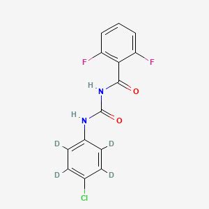 Diflubenzuron-d4 (4-chlorophenyl-d4) | C14H9ClF2N2O2 | CID 131709102 - PubChem