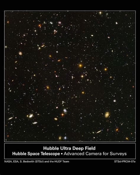 hubble ultra deep field is shown in this image