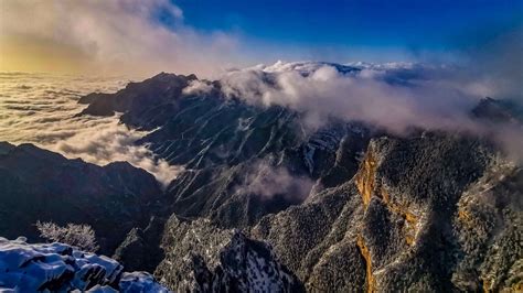 China's Helan Mountain after an autumn snow - CGTN