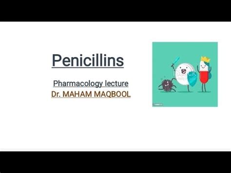 Penicillins 4 |Side effects and Pharmacokinetics - YouTube