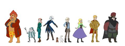 Jack Frost Character Lineup by DelDiz on DeviantArt